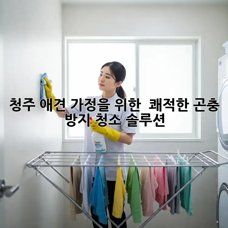 청주 애견 가정을 위한 🐶 쾌적한 곤충 방지 청소 솔루션 🧹