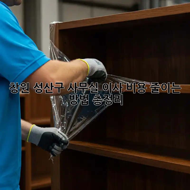 창원 성산구 사무실 이사, 비용 줄이는 방법 총정리!