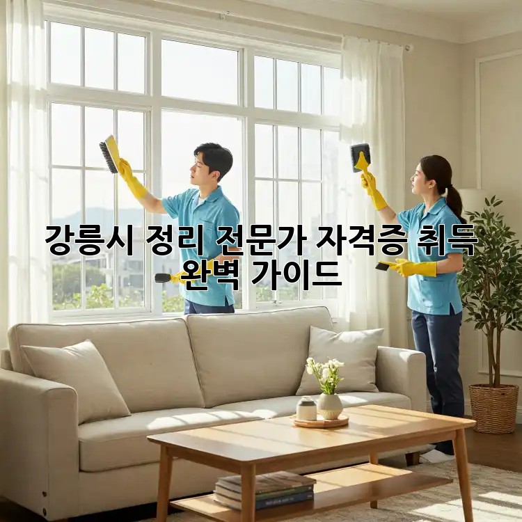 강릉시 정리 전문가 자격증 취득 완벽 가이드