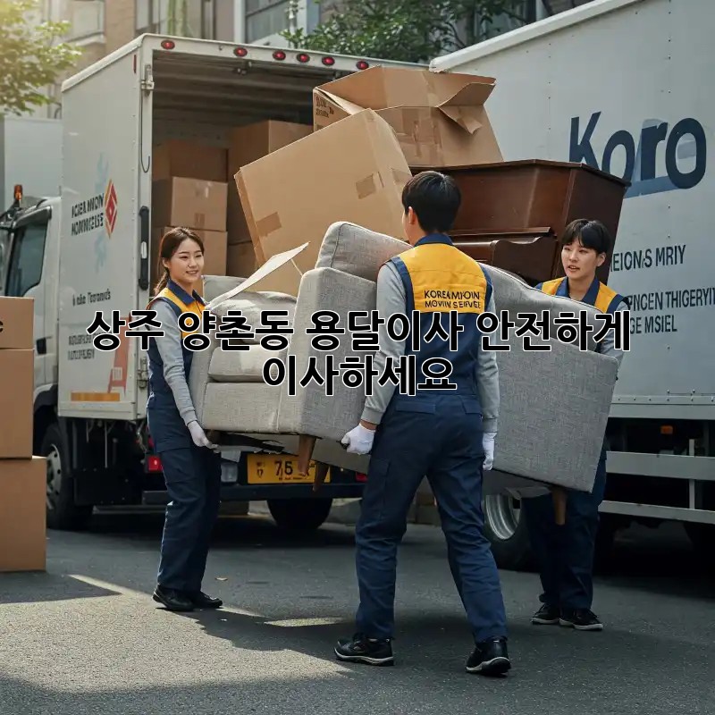 상주 양촌동 용달이사, 안전하게 이사하세요!