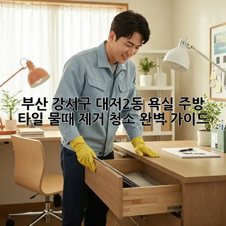 부산 강서구 대저2동 욕실, 주방 타일 물때 제거 청소 완벽 가이드