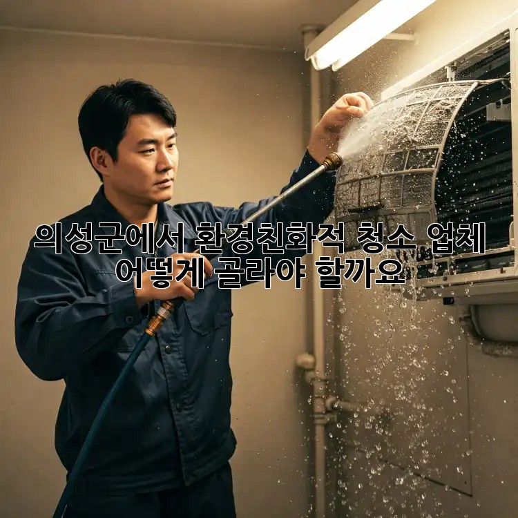 의성군에서 환경친화적 청소 업체, 어떻게 골라야 할까요?