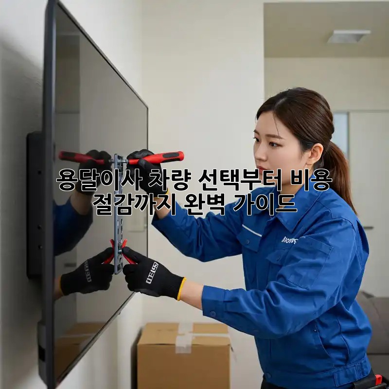 용달이사, 차량 선택부터 비용 절감까지 완벽 가이드!