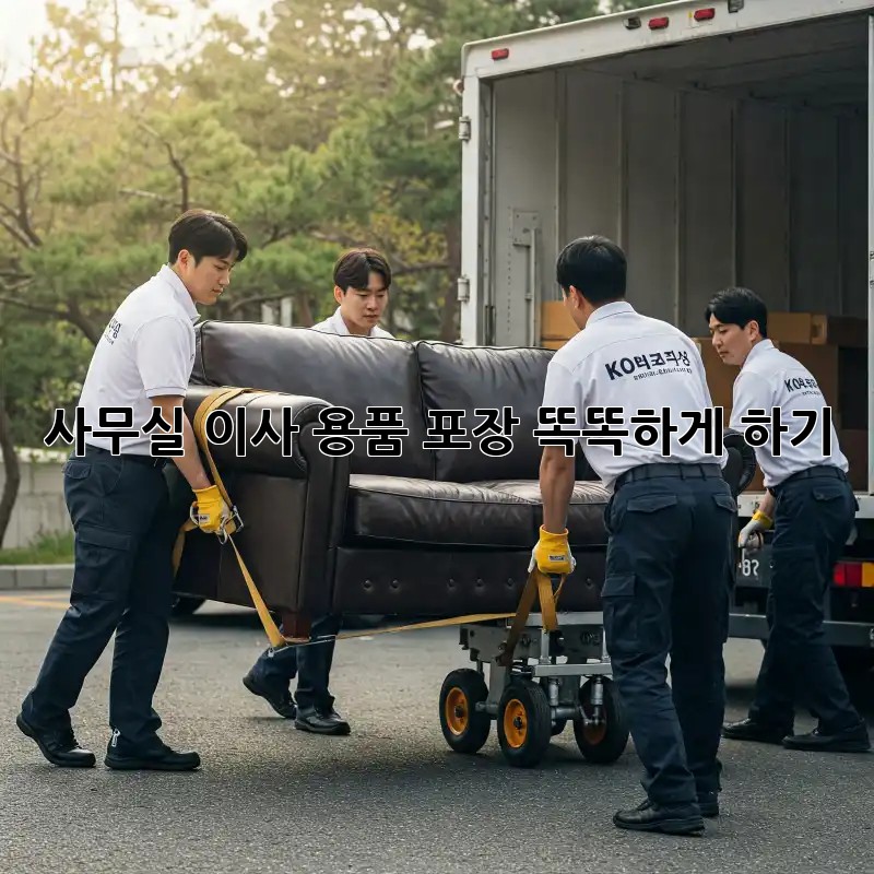 사무실 이사, 용품 포장 똑똑하게 하기!