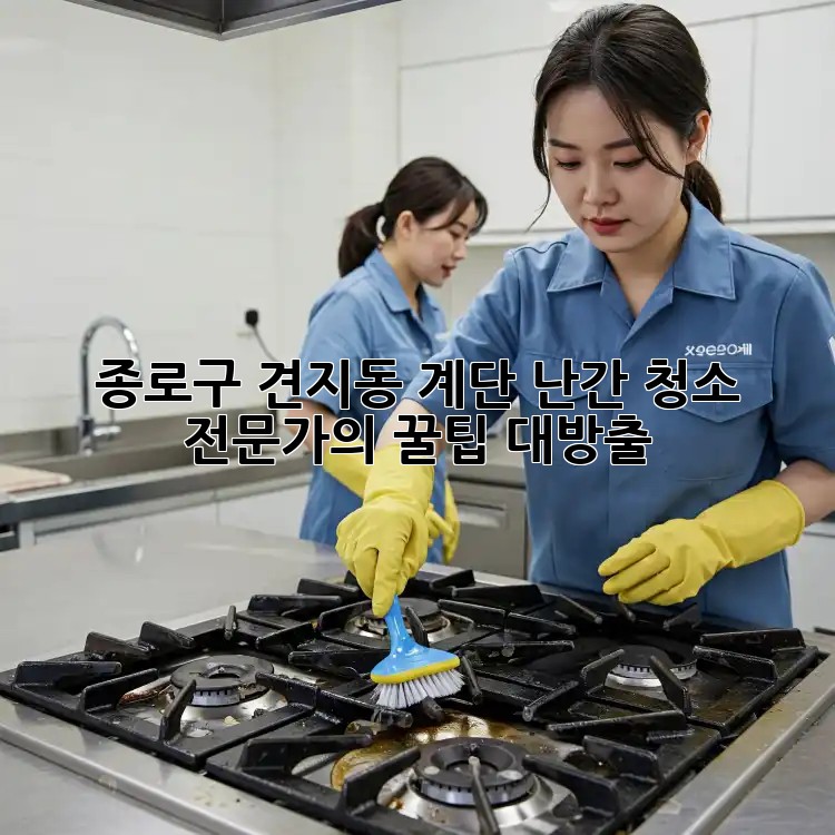 종로구 견지동 계단 난간 청소✨ 전문가의 꿀팁 대방출!